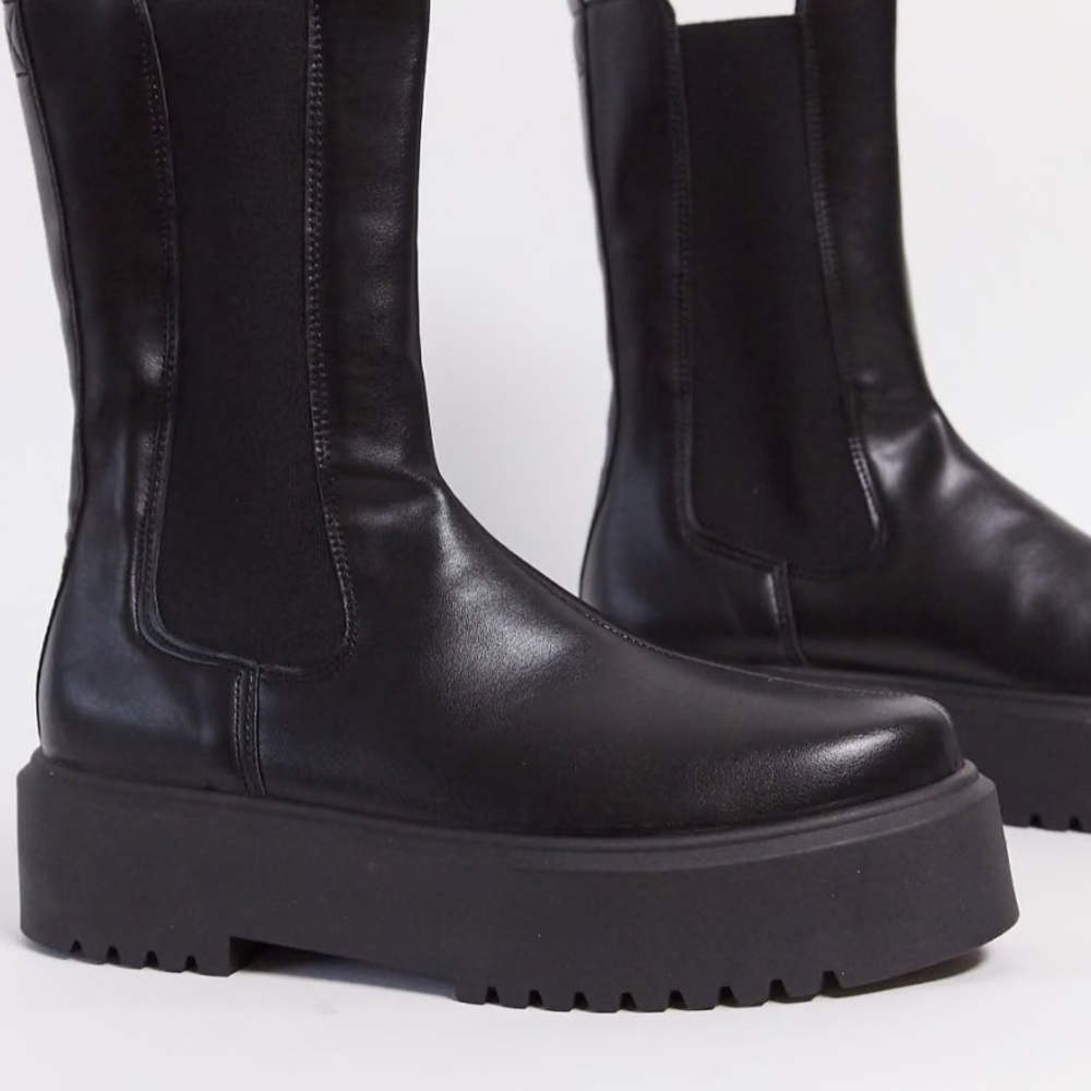 ASOS Black Combat & Moto Boots